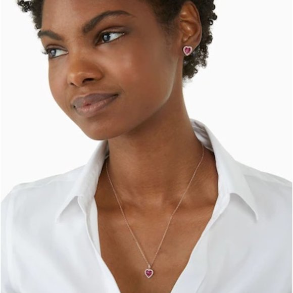 ♠️ Kate Spade ♠️ Spell It Out Heart Jewelry Set - Picture 7 of 7